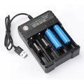 2 3 4 Slots AC 110V 220V 18650 Battery Charger USB DC 2V 18350 16340