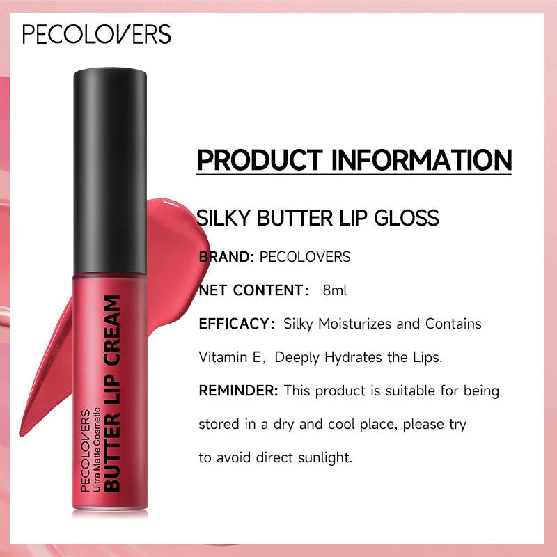 1PC Mild Texture, Highly Pigmented, Non-sticky, Moist and Glossy, Long-lasting Lip Glaze Lipstick, Perfect Gift Series for Girls Zpaxo