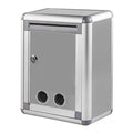 Rustproof Metal Mailbox Key Wall Mounted Drop Box Custom Blank Design Zpaxo Style B