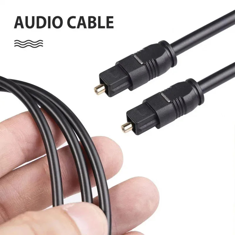Toslink Gold-Plated Digital Optical Audio Cable – SPDIF 1–20m