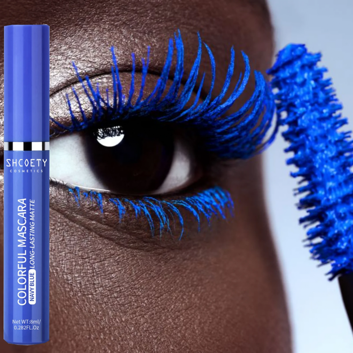 1PC Natural Curly Mascara-Color, Long-lasting, Smudge-proof, Eyelashes Curled and Thick, Suitable for Festivals and Stage Makeup Zpaxo