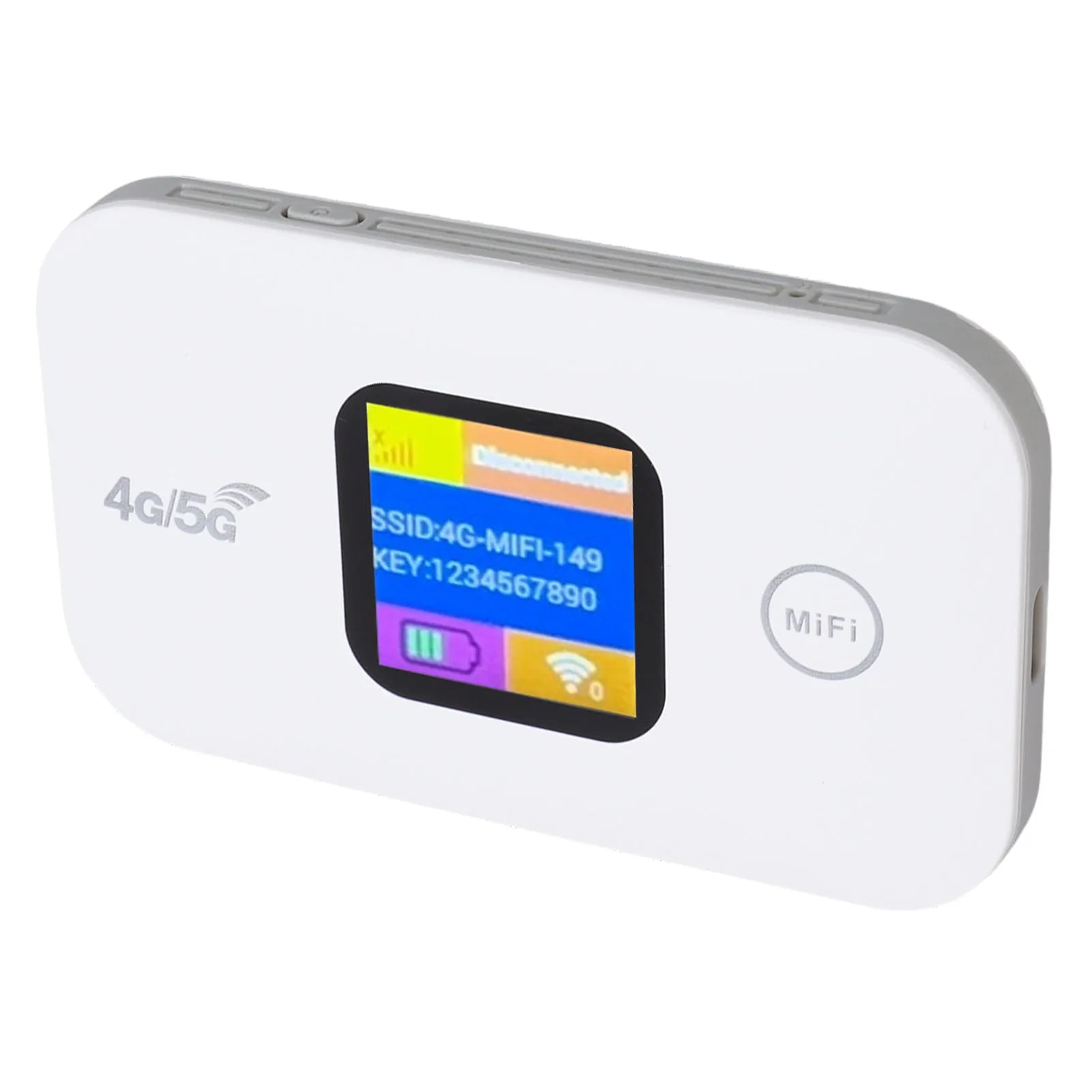 Portable Mobile WiFi 4G Mobile Hotspot LED Display 300Mbps SIM Slot Connect Up to 10 Devices WiFi Hotspot for Outdoor Zpaxo