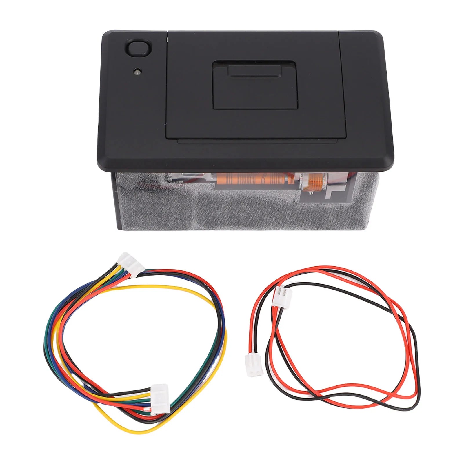 Embedded Thermal Receipt Printer Serial Port Microcontroller Secondary Development MCU Printing Module USB TTL 232 BT Port Zpaxo black