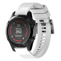 20mm 22mm 26mm Silicone Smart Watch Band For Garmin Fenix 7S 7 7X 6S 6 6X Pro 5S 5 5X Plus 3HR Starp Smart Watch Straps Bracelet Zpaxo White 20mm width