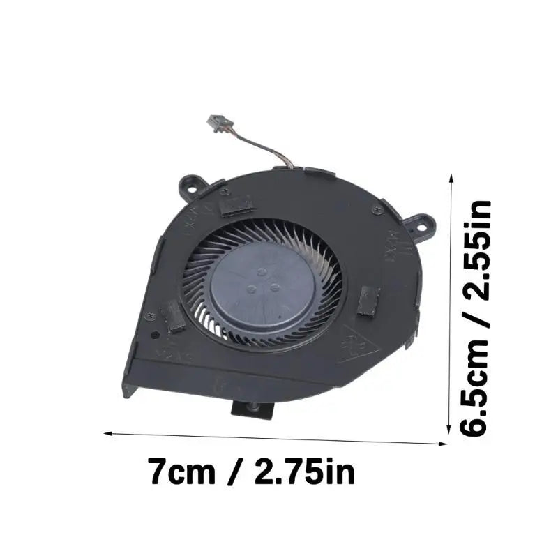 652F Laptop CPU Radiator DC5V 4Pin Cooling Fan Coolers 5400 Discreet Zpaxo