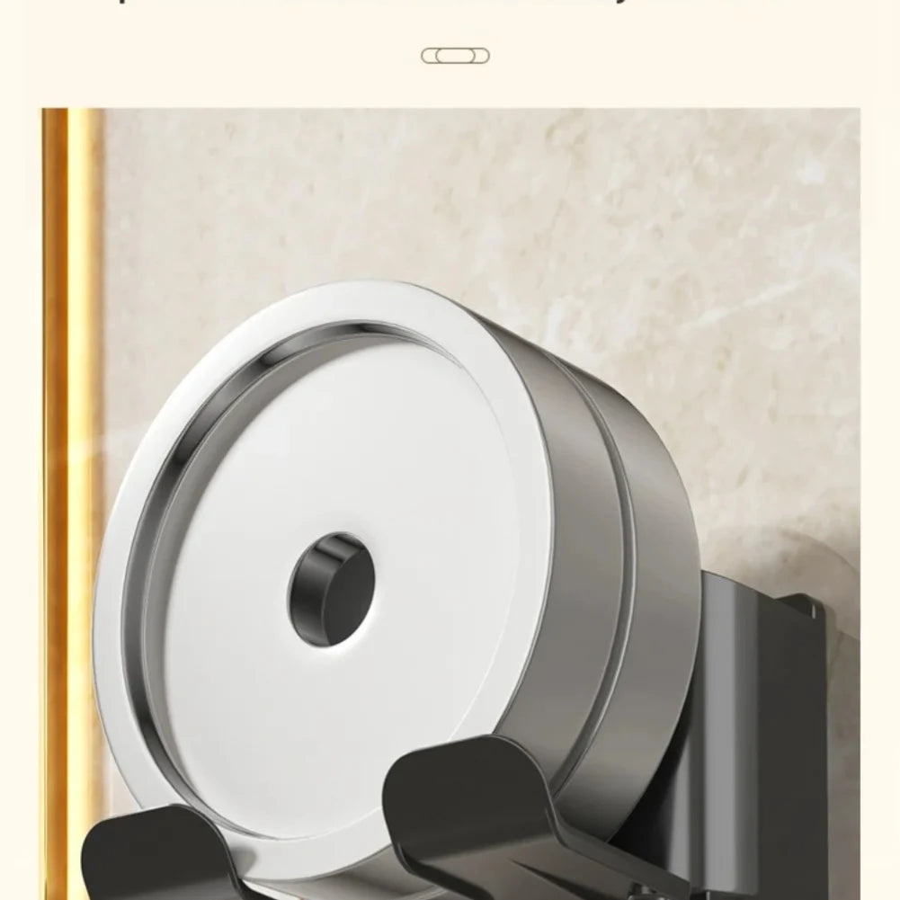 Hair dryer storage rack, non perforated household multifunctional rack, storage rack for bathroom hair dryers Zpaxo