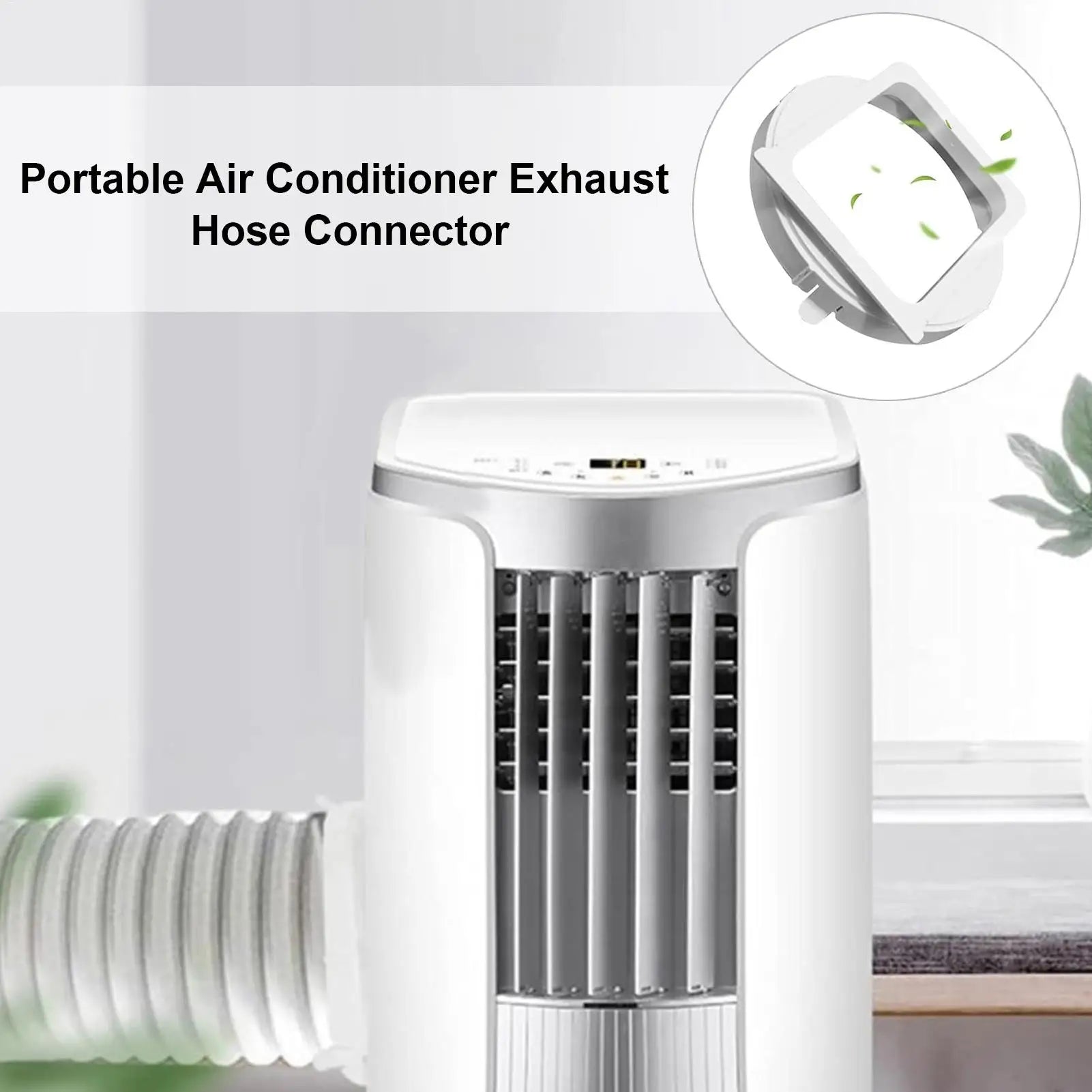 Portable AC Exhaust Hose Adapter Venting Connector Replacement Part