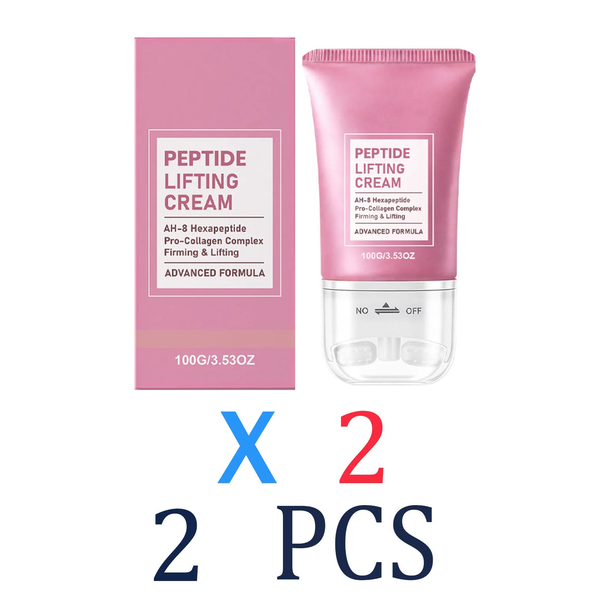 Neck Roller Care Cream Massager Firming Smoothing Moisturizer Gentle Nourishing Long Lasting Hydration Body Care 100g Zpaxo 2 Pcs