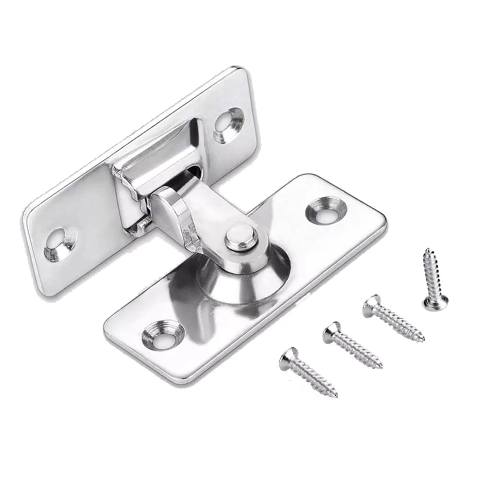 Door Latch Doors Lock Screws 90 Degree Right Angle Buckle Hasp
