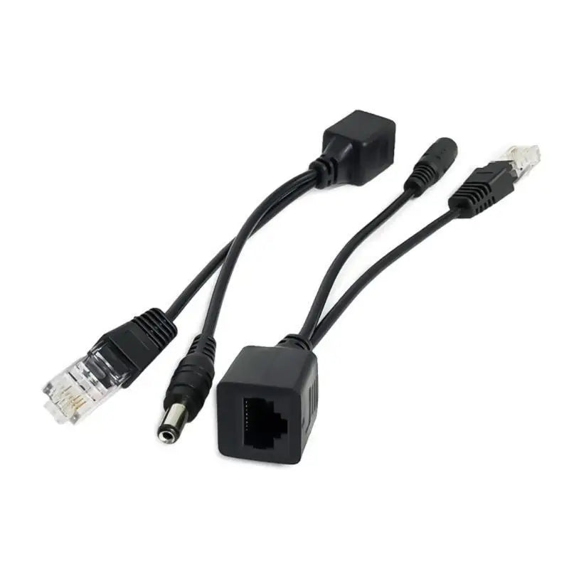 652F Passive Poe Injector Splitter Short Distance Power Over Ethernet Zpaxo