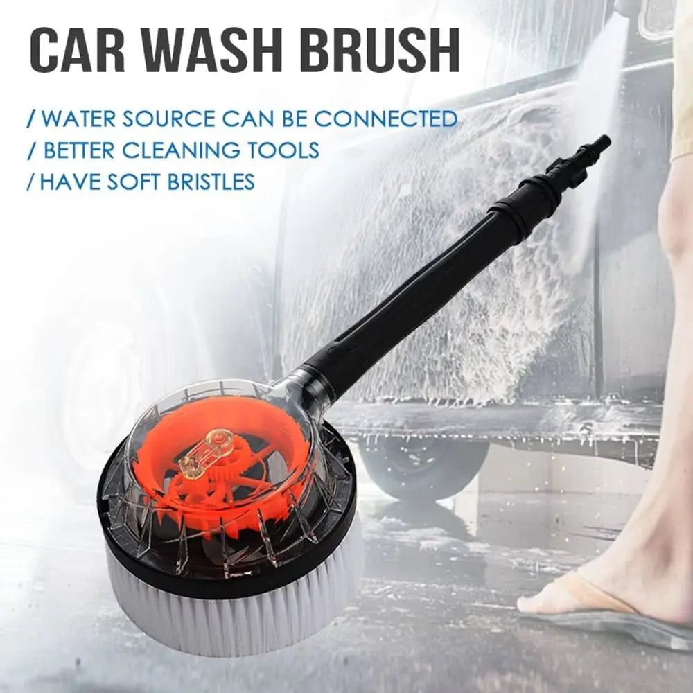 Pressure Car Wash Brush Rigid Clean Rotating Round EVA+ABS Washer Zpaxo