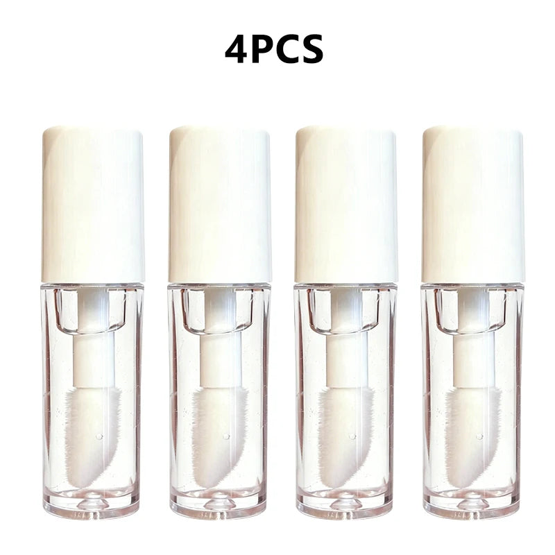 1.5ml Mini Lash Styling Sealant Fast Drying Soft Brush Eyelashes Styling Gel Non-White Residue for Salon Household Makeup Tools Zpaxo Soft brush-4pcs