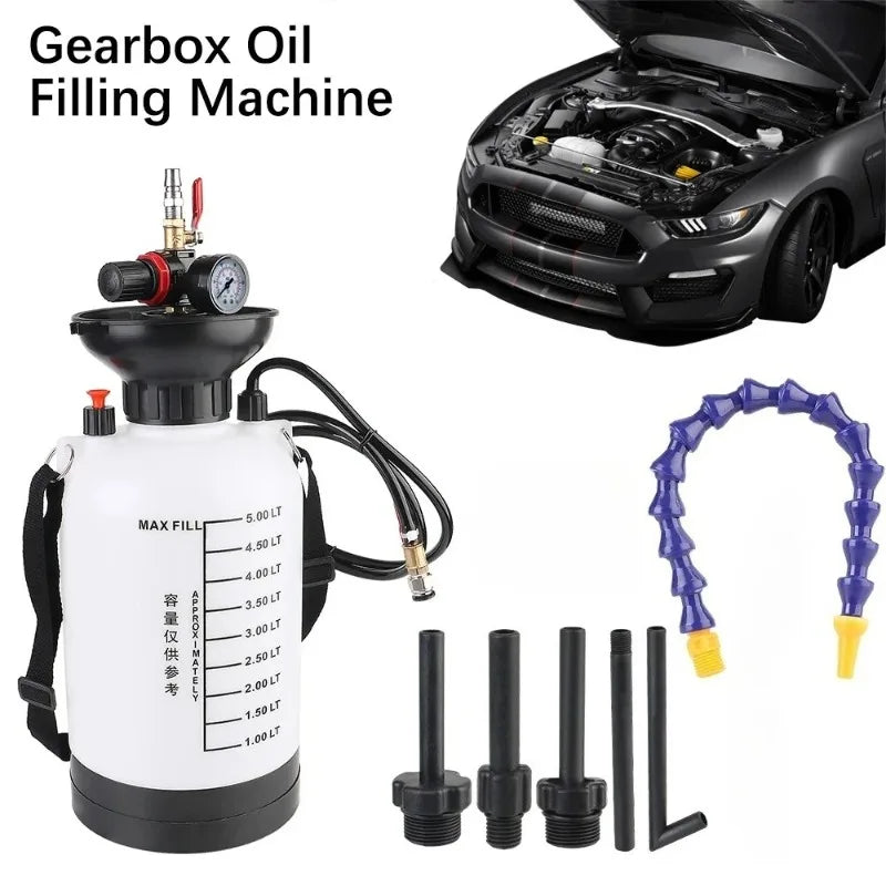 Portable 1000PSI Hand Oiler 5L – Gearbox Fluid Transfer Pump