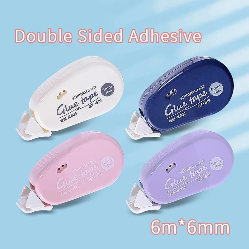 6m Dots Glue Tape DIY Scrapbook Collage Photo Album Double Sided
