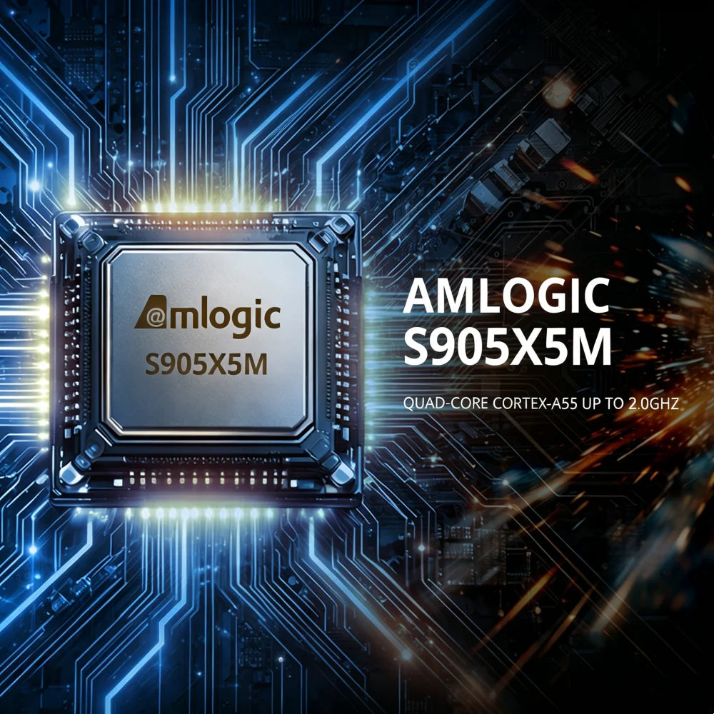 TOX5 Lite Android14 TV Box Amlogic S905X5M 32GB ROM BT AV1 1000M LAN Zpaxo