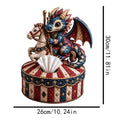 Quilted Dragon Tissue Box Handmade Beaded Fabric Napkin Organizer DIY