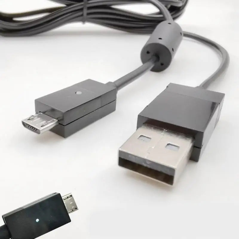 652F Game Controller Power Cable with Light USB Charging Cable for Controller 108inch Data Transfer Charging Wire Zpaxo