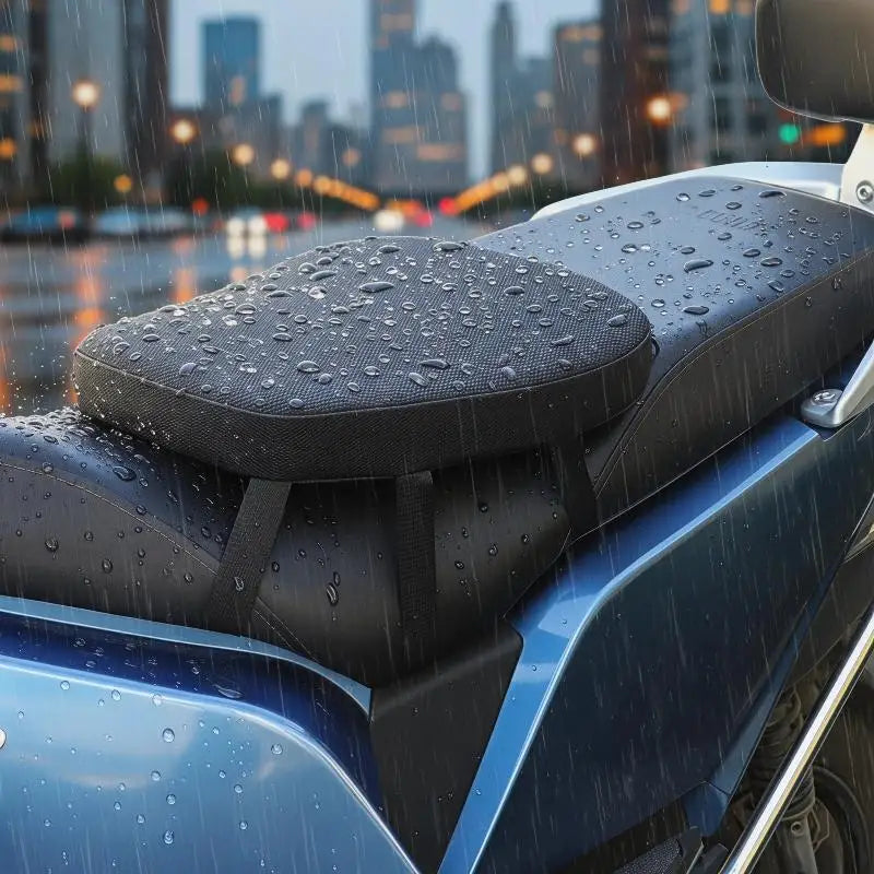 Waterproof Motorcycle Rear Seat Cushion – UV & Shock Absorbing