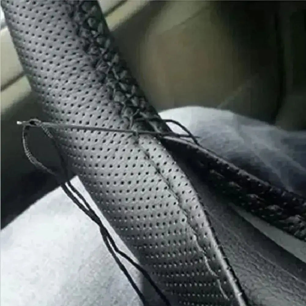 Microfiber Leather Steering Wheel Cover Soft Texture Durable Zpaxo