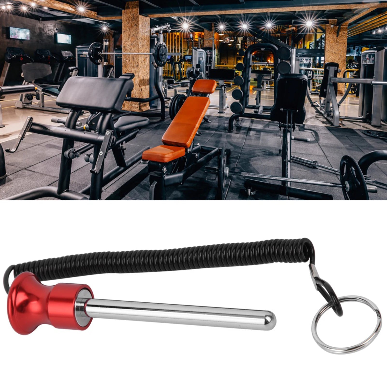 Magnetic Weight Stack Pin Pull Rope Strength Training Equipment