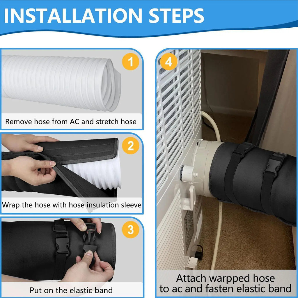 Universal Air Conditioner Hose Cover Dustproof AC Exhaust Sleeve