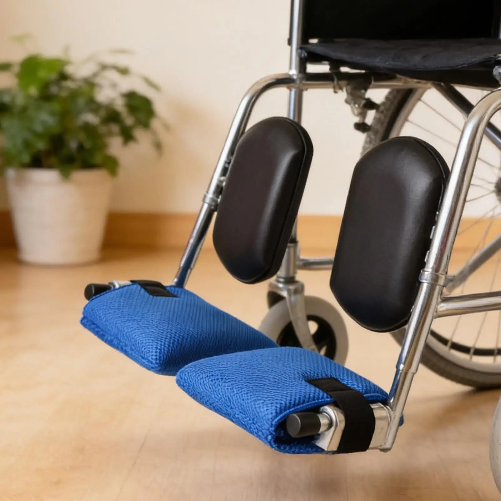 Wheelchair Footrest Pad Soft Non Slip Foot Pedal Cover 1 Pair Elderly