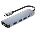 C 1 Docking Station USB Speed Transfer Hub Multifunctional HD Zpaxo 5in1