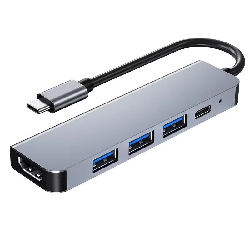 C 1 Docking Station USB Speed Transfer Hub Multifunctional HD Zpaxo 5in1