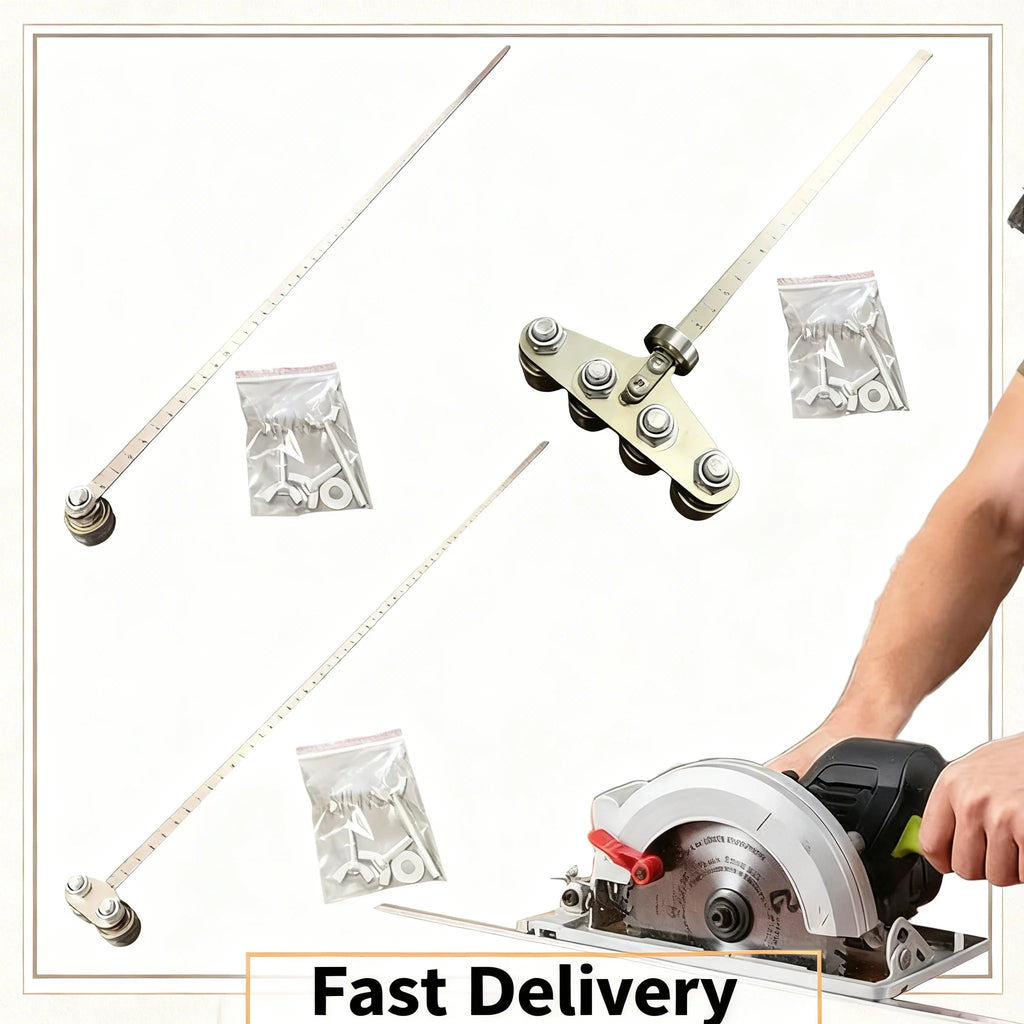 Circular Saw Guide Ruler – Bearing Woodworking Positioning Tool Circular Saw Guide Zpaxo