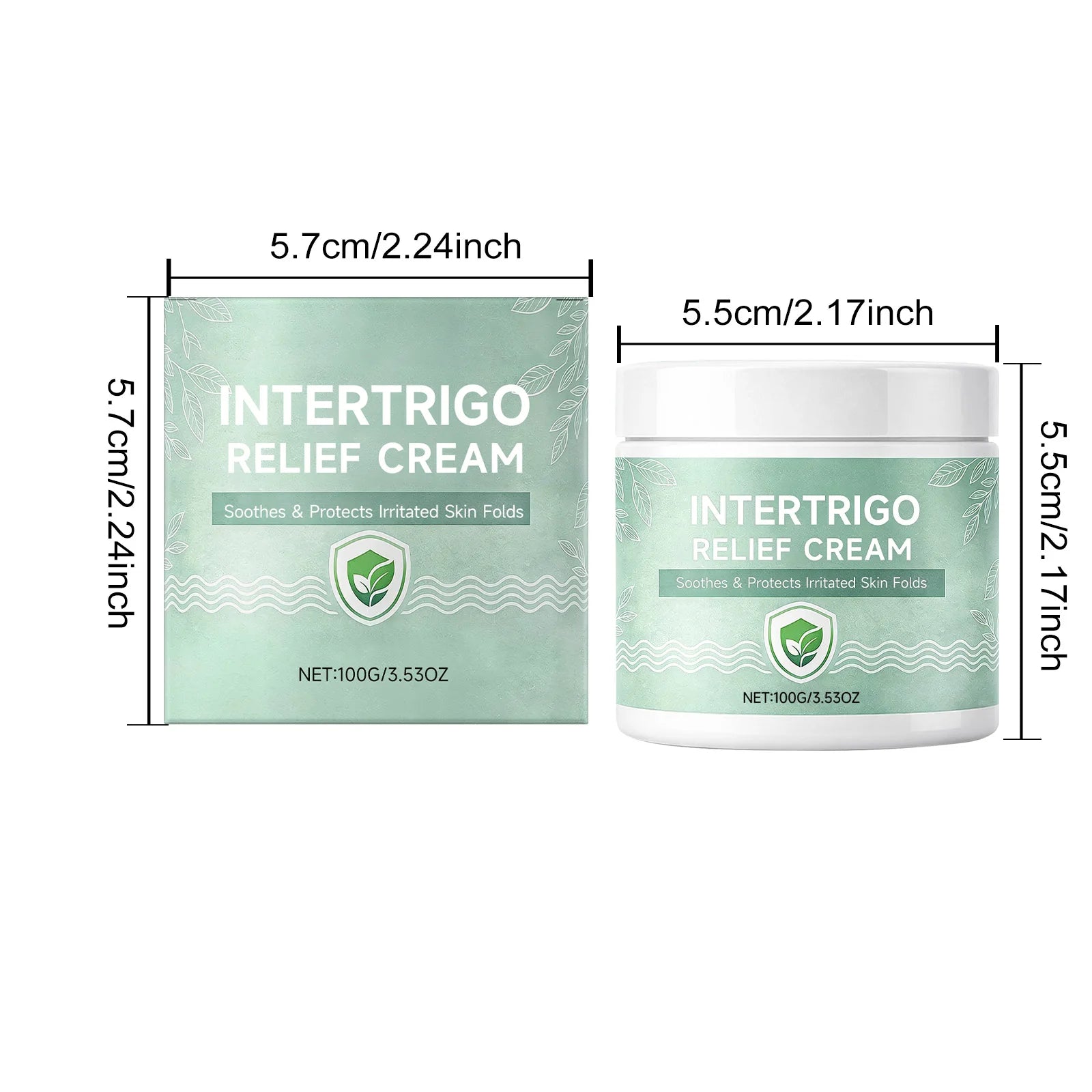 Hoygi Skin Fold Soothing Cream – Intertrigo Relief 100g Skin Barrier Cream Zpaxo