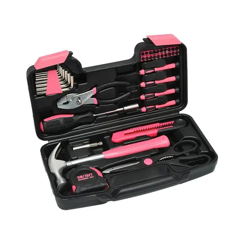 39Pcs Combination Tool Set Multifunctional Household Hardware Hand Tools Kit for Home Repair Zpaxo