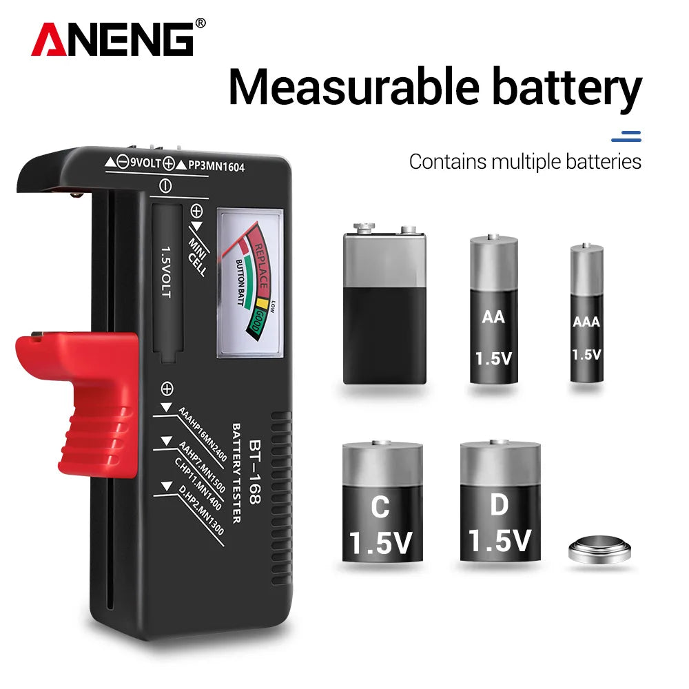 ANENG BT-168 BT-168D Digital Battery Capacity Tester Electronic Test