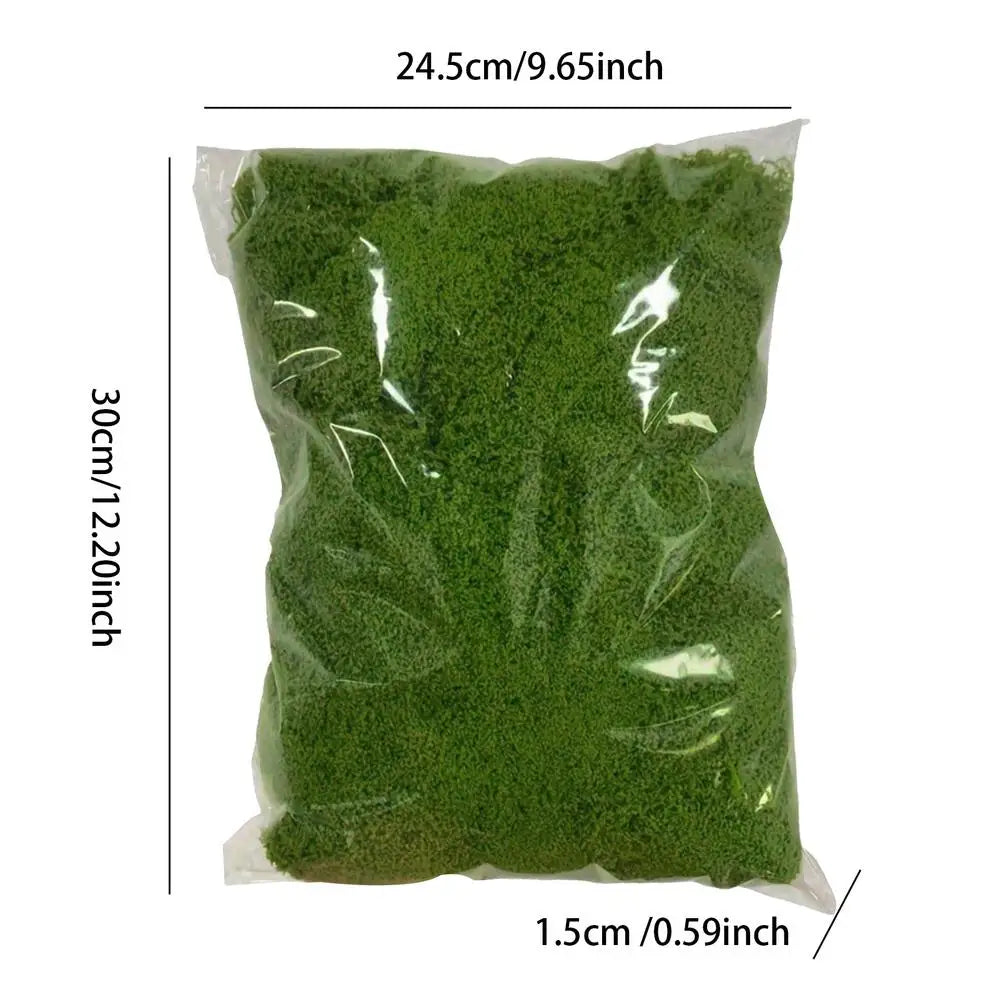 Artificial Moss Crafts Realistic Faux Greenery Fake Green Terrarium Zpaxo Green China Mainland