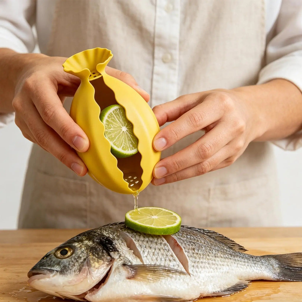 Lemon Squeezer Manual Handheld Silicone Anti-splash Seedless Juicer