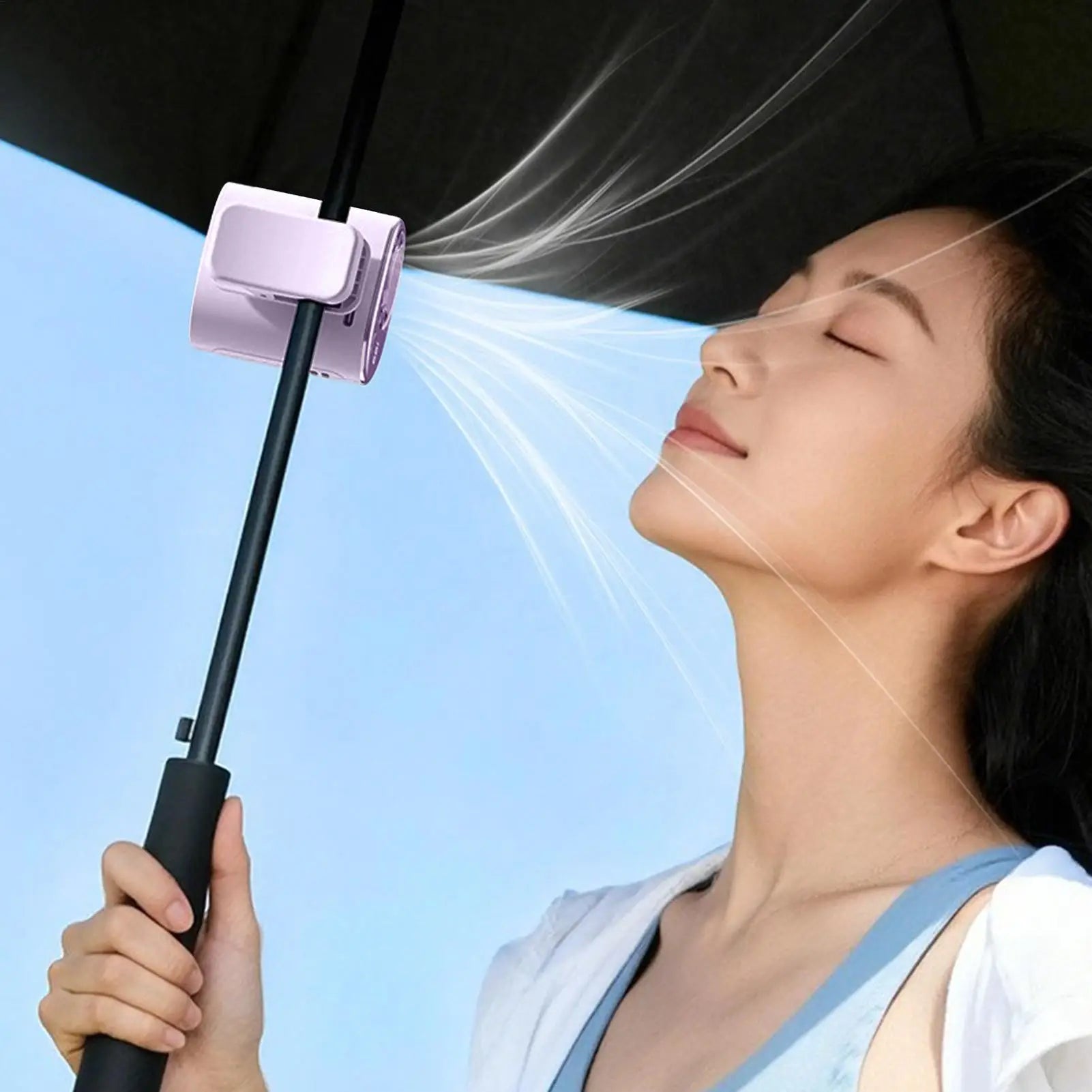 2000mAh Portable Clip Fan 199 Speeds Strong Airflow 360 Degree