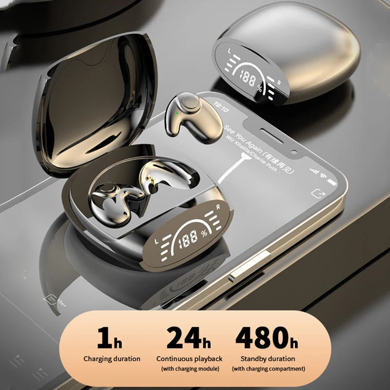 Invisible Sleep Earbuds Mini Wireless Earphones Bluetooth 5 3