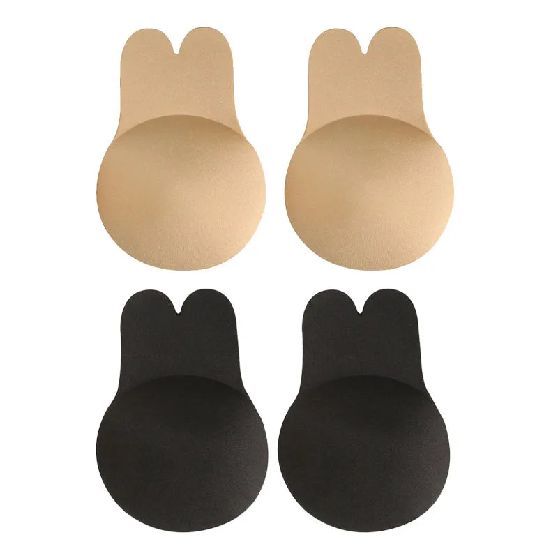 Women's Silicone Invisible Adhesive Strapless Push-Up Bra | Reusable