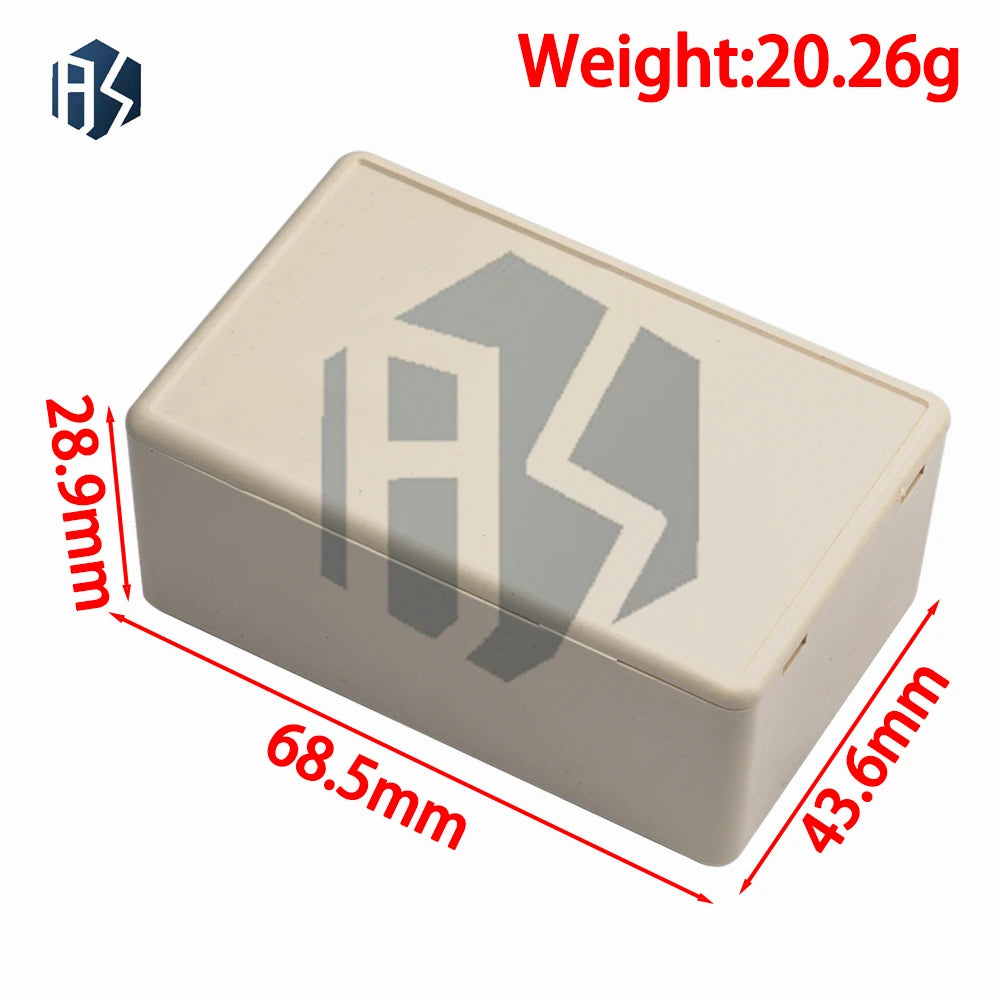 70 45 White Waterproof Plastic Enclosure DIY Electronic Instrument Zpaxo