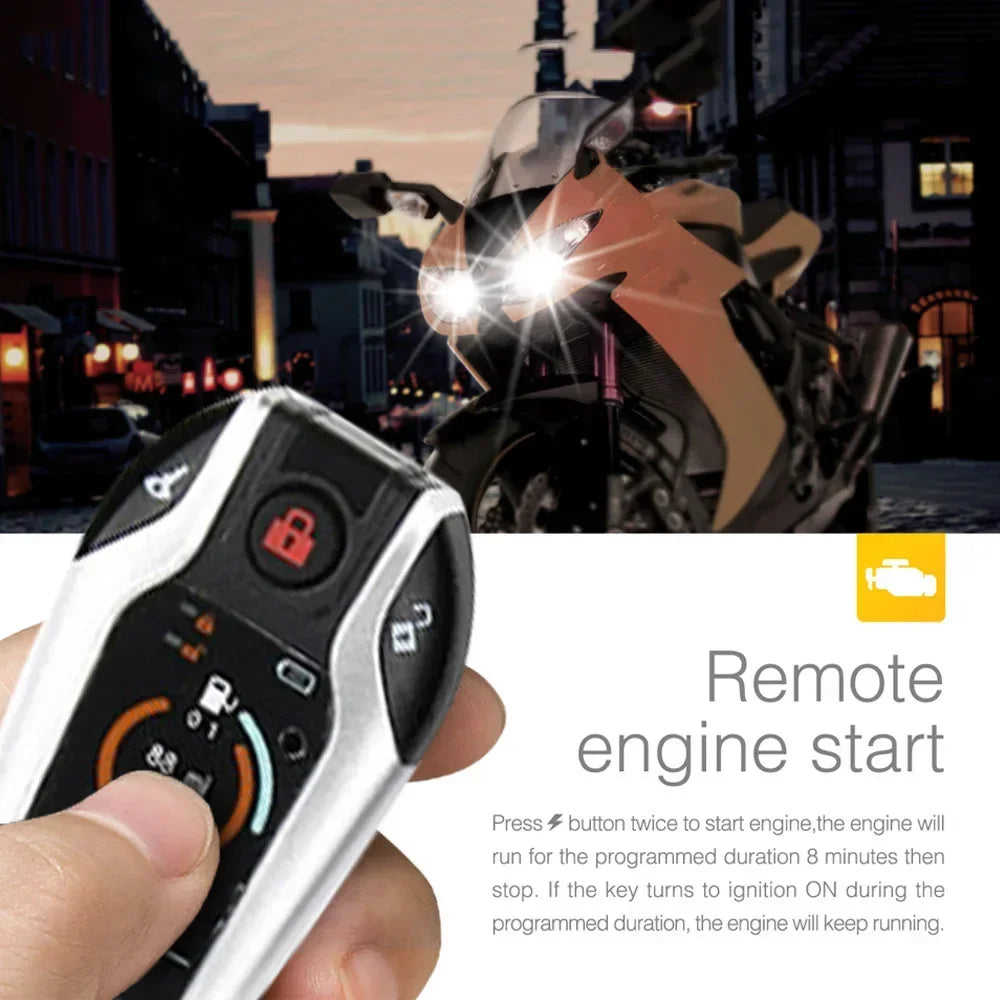 Motorcycle Device Anti-theft System Two-way Remote Control Alarm Horn