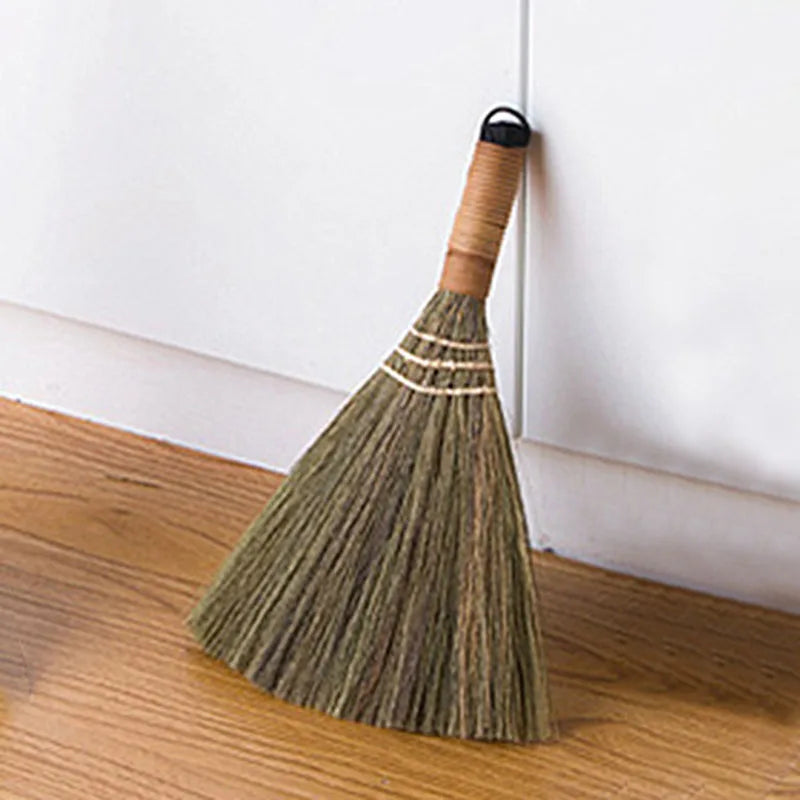 Japanese Short-Handle Broom – Natural Bamboo & Straw Brush Short Handle Broom Zpaxo