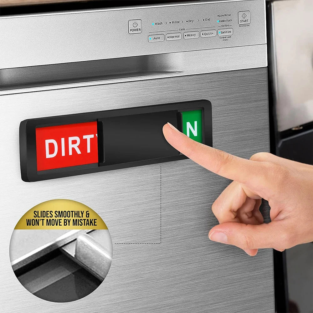 Dishwasher Magnet Clean Dirty Sign Strong Magnet for Kitchen Refrigerator Dishwasher Magnet Home Room Decoration Zpaxo