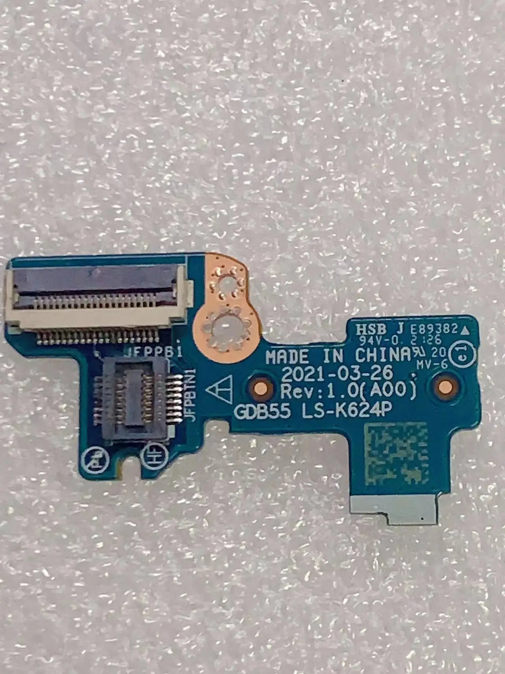 DELL Precision 17 7750 Power Button Board 0D8HJY D8HJY LS-K624P Used