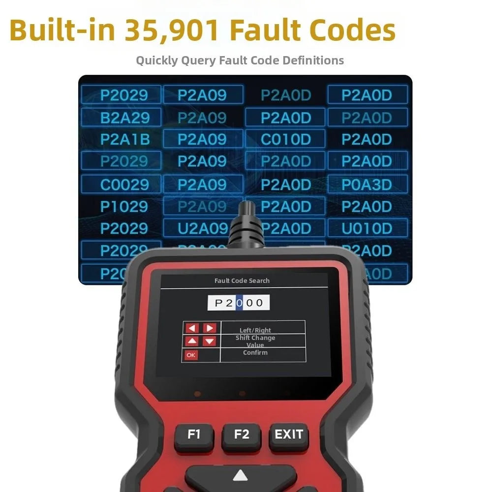 Real-time Data Automobile Fault Diagnosis Instrument Multi-language Zpaxo