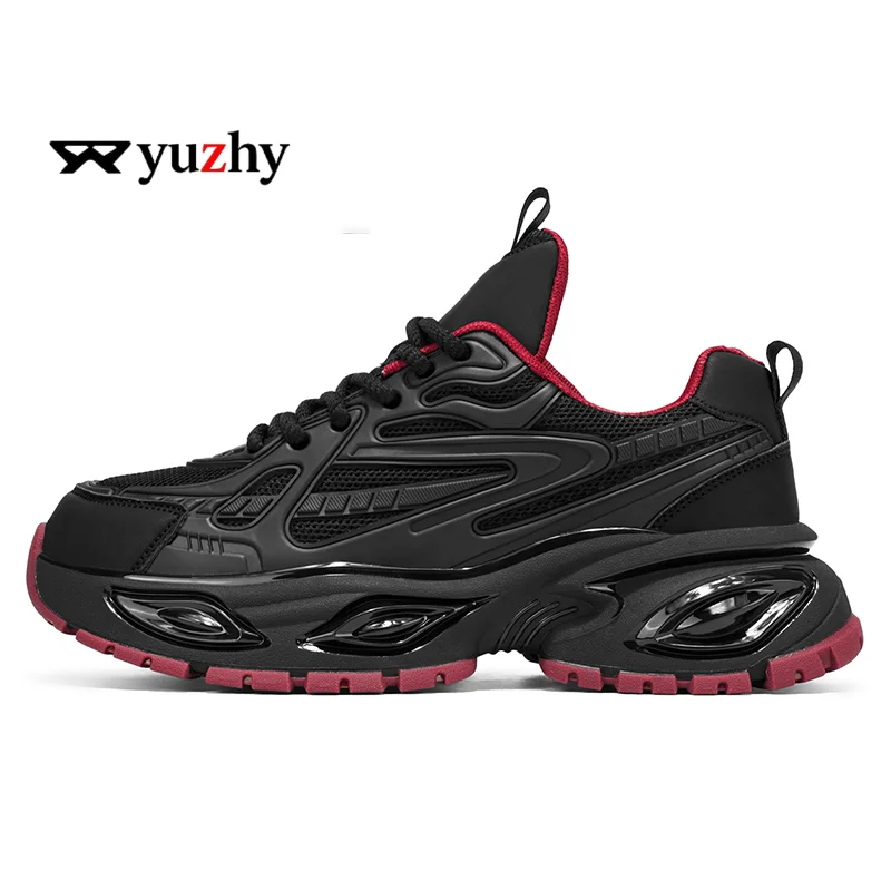 Men's Casual Sneakers Luxury Trainer Shoes Breathable Race Running