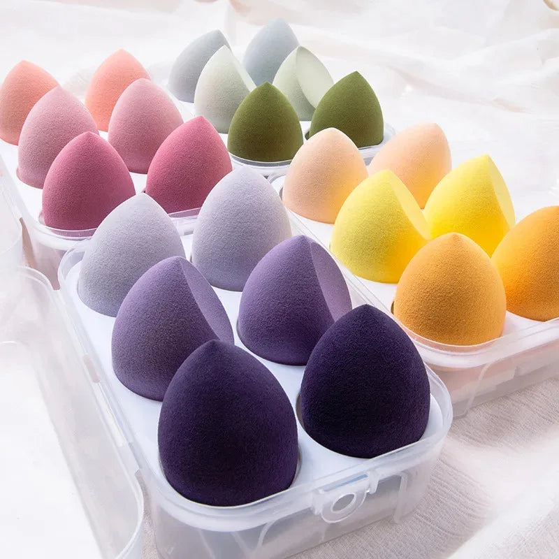 Makeup Sponge Blender Set – Foundation Puffs 4–16 Pcs