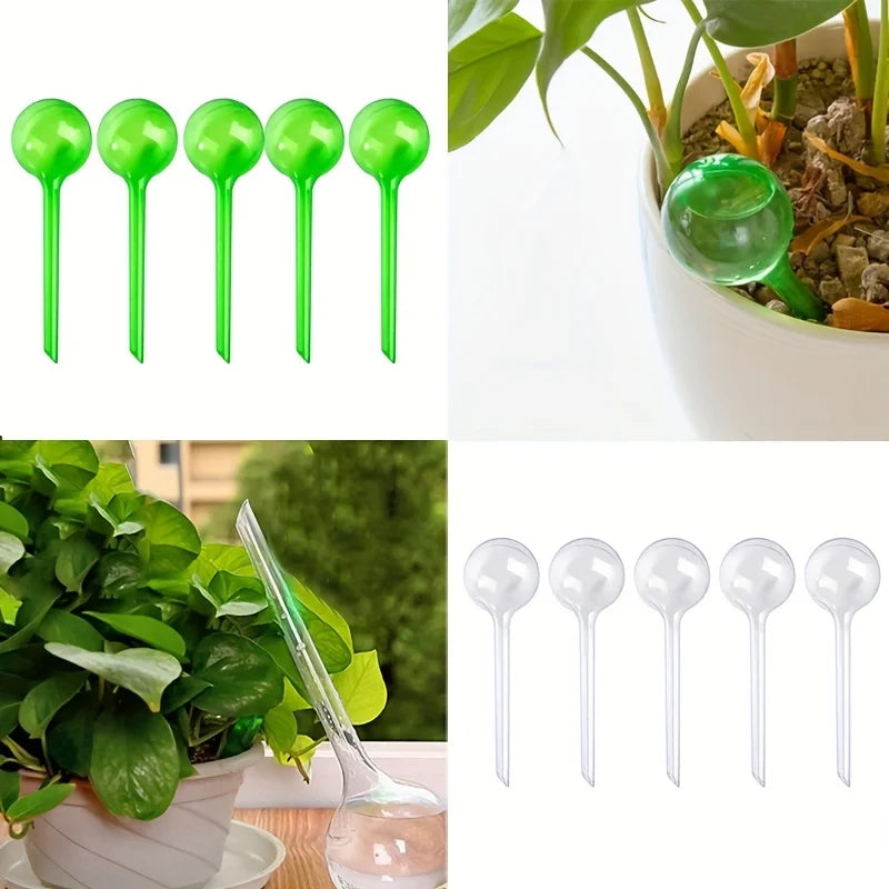 5 Automatic Plant Water Feeders Watering Indoor Outdoor Flower Pot Zpaxo