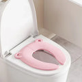 Baby Cartoon Travel Folding Potty Seat Toddler Portable Toilet Training Seat Children Urinal Cushion Children Pot Chair Pad /mat Zpaxo Pink