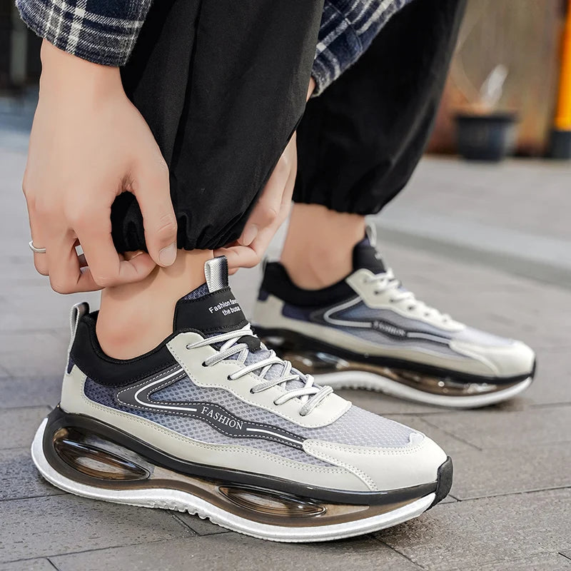 Men's Casual Sneakers Luxury Trainer Shoes Breathable Race Running