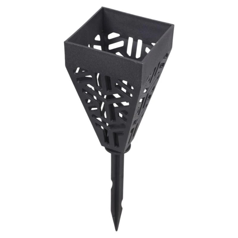 Cemetery Vase Decorative Plastic Cone Shaped for Lawn and Graveyard with Drainage Hole Grave Decoration Zpaxo