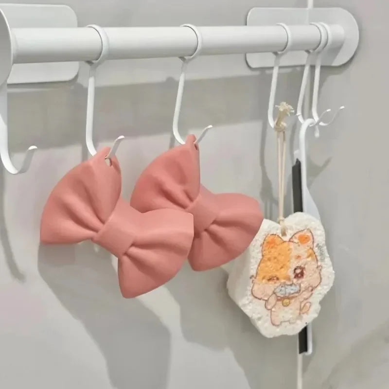Silicone Bow-Shape Oven Mitts – Heat Resistant Pot Holders 2pc Silicone Oven Mitts Zpaxo